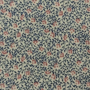 Vintage cotton fabric piece 1 yd long and 44 in wide