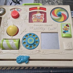 Vintage Rare Fisher Price Baby Activity Center-All Working