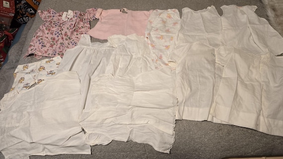 Vintage Baby Girl Clothing Items