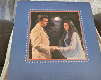 Vintage Rare Loretta Lynn & Conway Twitty Lead Me On MCA Record