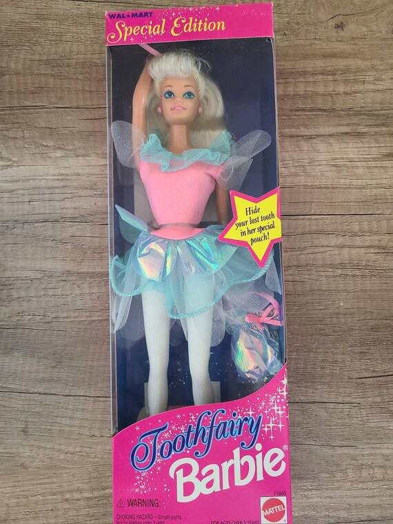 Vintage 1994 Tooth Fairy Special Edition Barbie New in Box by Mattel - Etsy Vintage 1994 Tooth Fairy Special Edition Barbie New in Box by Mattel - Etsy
