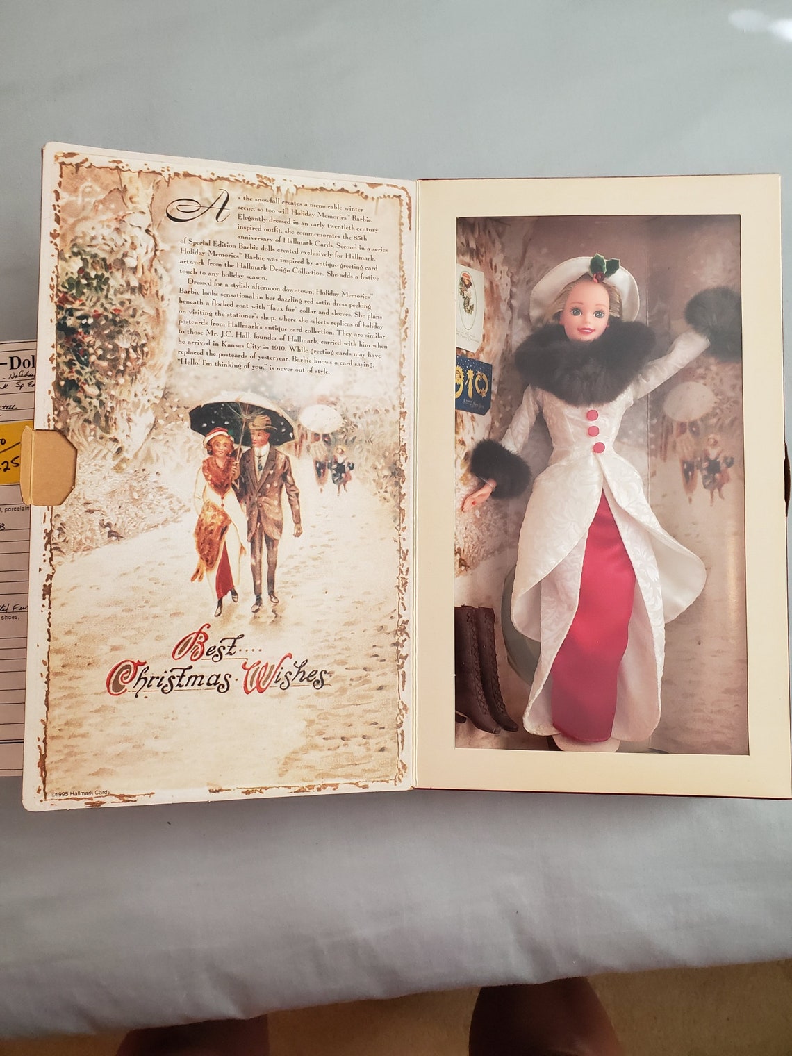 Vintage 1995 Holiday Memories Hallmark Special Edition Barbie | Etsy
