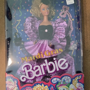 Vintage Rare 1987 Mardi Gras Barbie Doll NIB by Mattel
