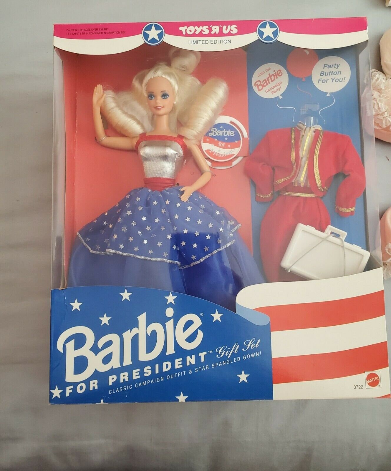 Vintage 1991 Barbie for President Doll New in Box Etsy