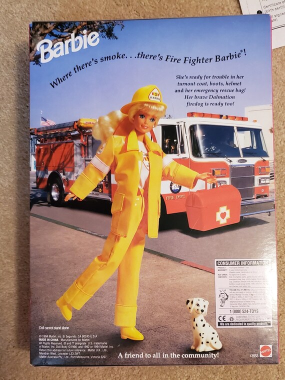 firefighter barbie 1994