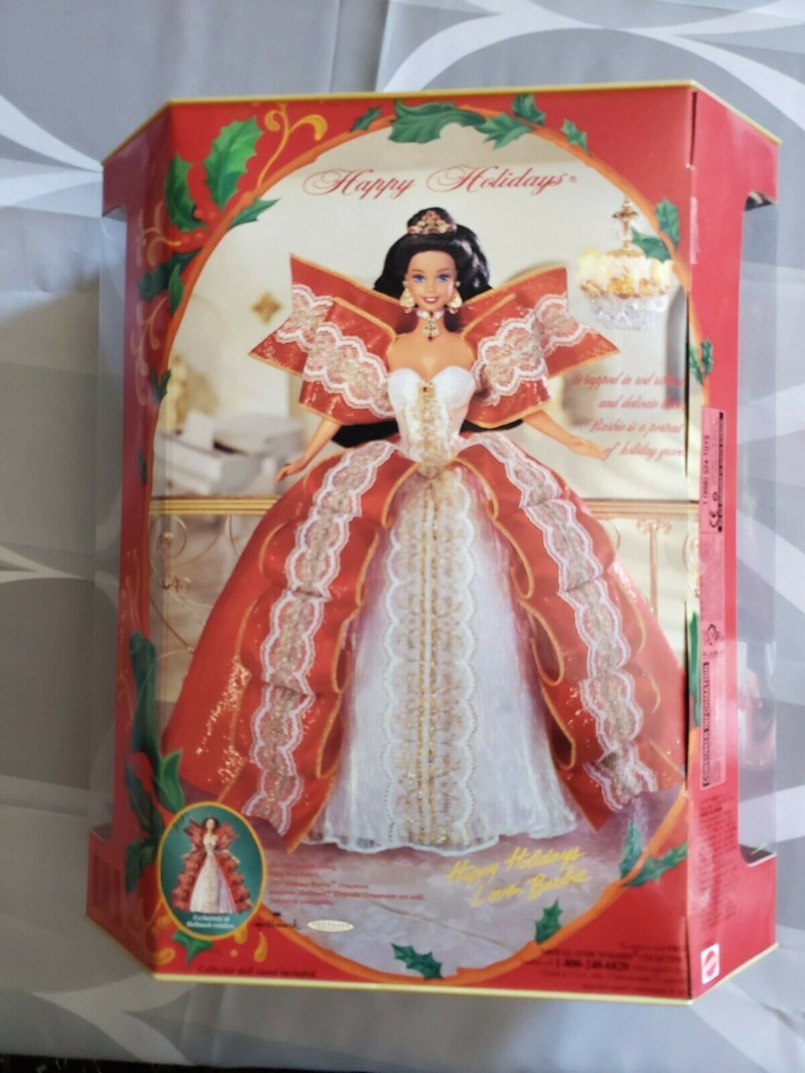 rare-misprint-1997-holiday-barbie-new-in-box-doll-has-green-etsy