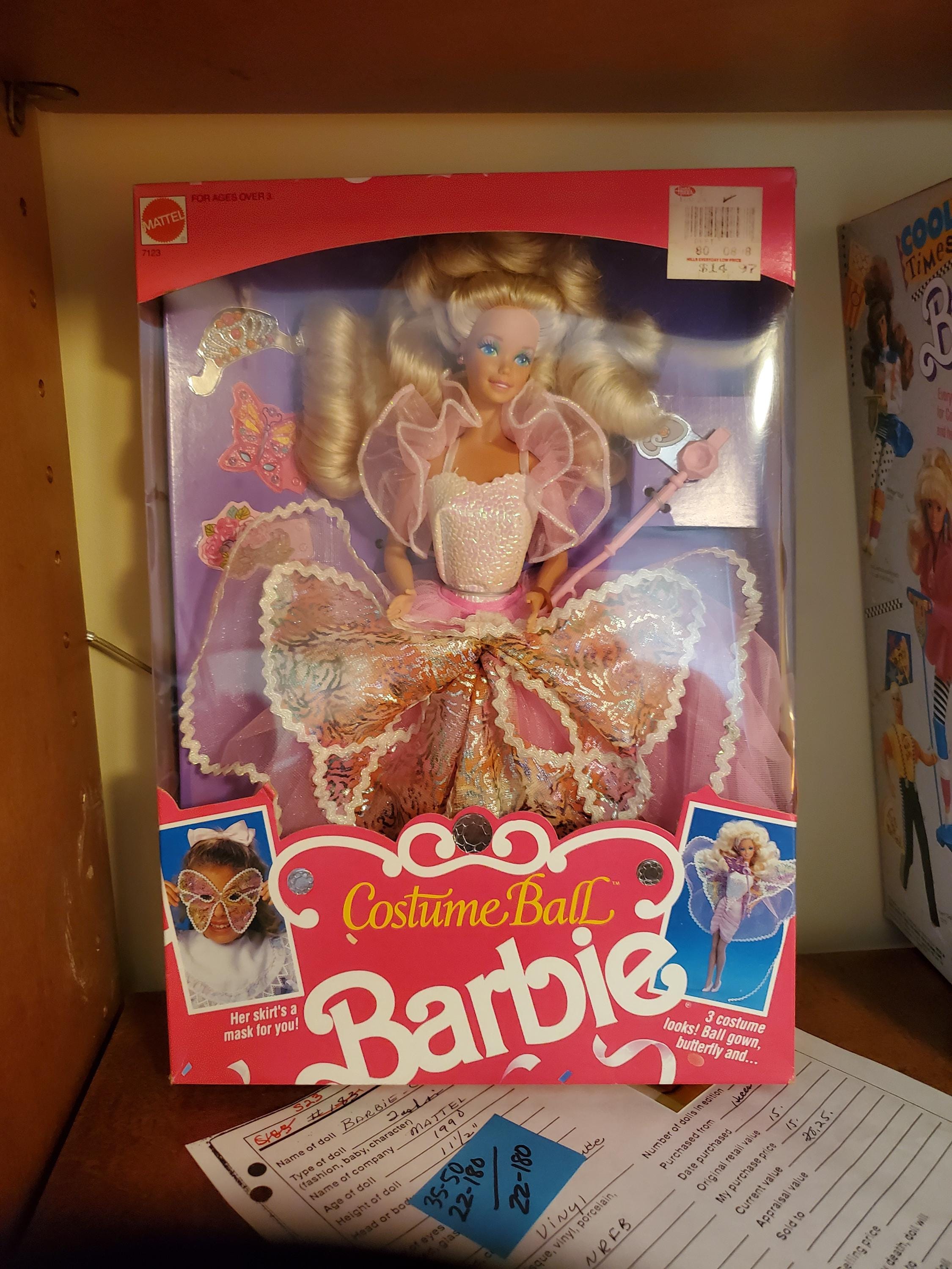 bambola costume da barbie