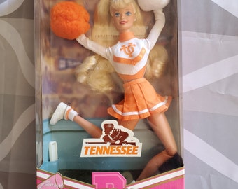 Vintage 1997 Universität von Tennessee Cheerleader Special Edition Barbie Neu in Box von Mattel