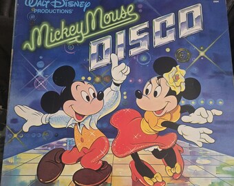 Mickey Mouse Disco. Classic Disney Vinyl LP. FREE SHIPPING! - Etsy