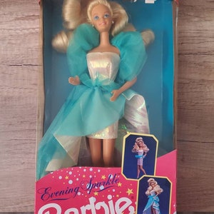 Vintage 1990 Abend Sparkle Barbie Nib