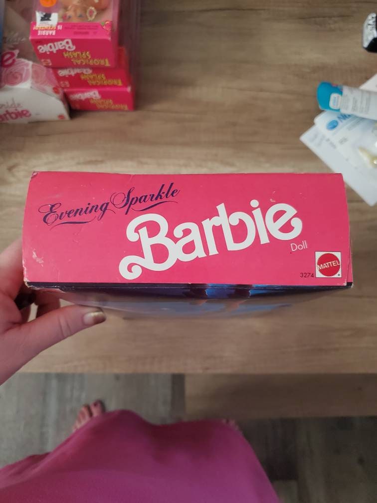 Vintage 1990 Evening Sparkle Barbie Nib - Etsy