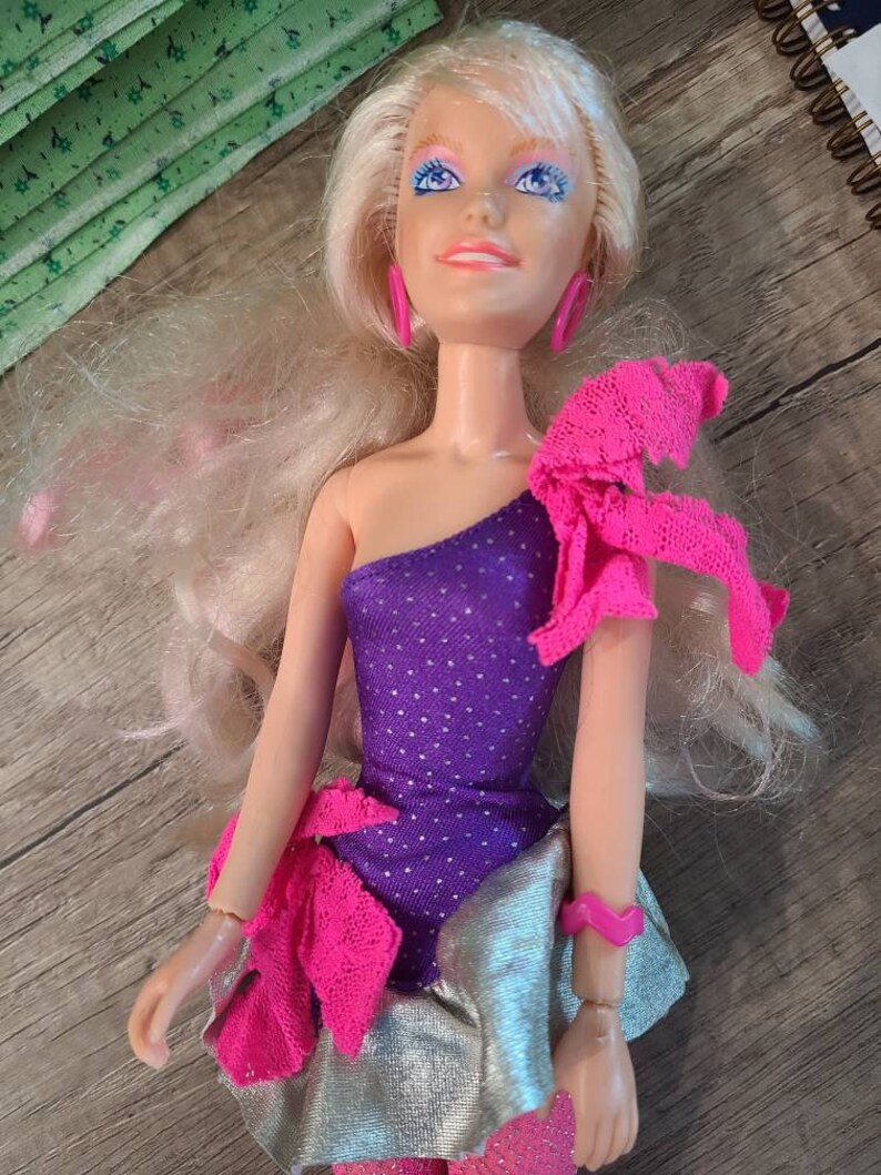 Rare Vintage Rock N Curl Jem Doll by HASBRO 1986. No Box Etsy