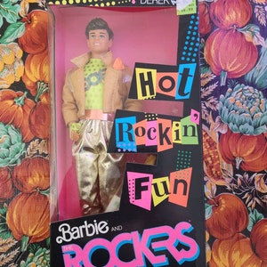 Vintage 1986 Derek Barbie and the Rockers-punt van Mattel
