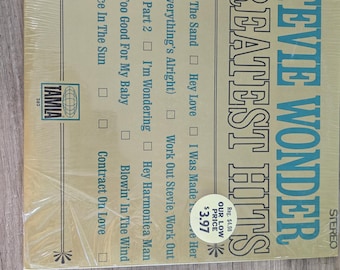 Disco vintage de grandes éxitos de Stevie Wonder