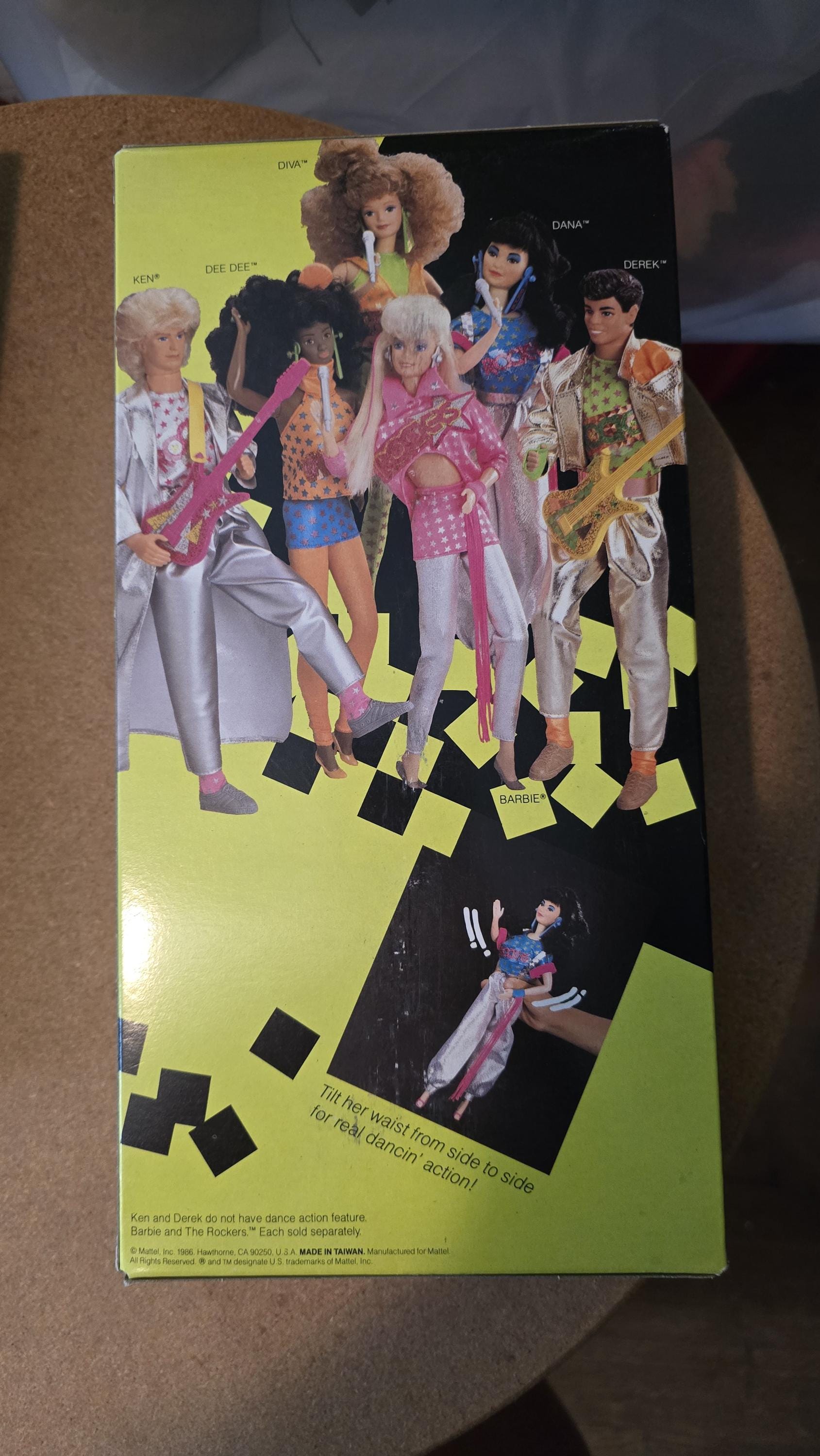 Vintage Rare 1986 Barbie and the Rockers Dana NIB by Mattel Real