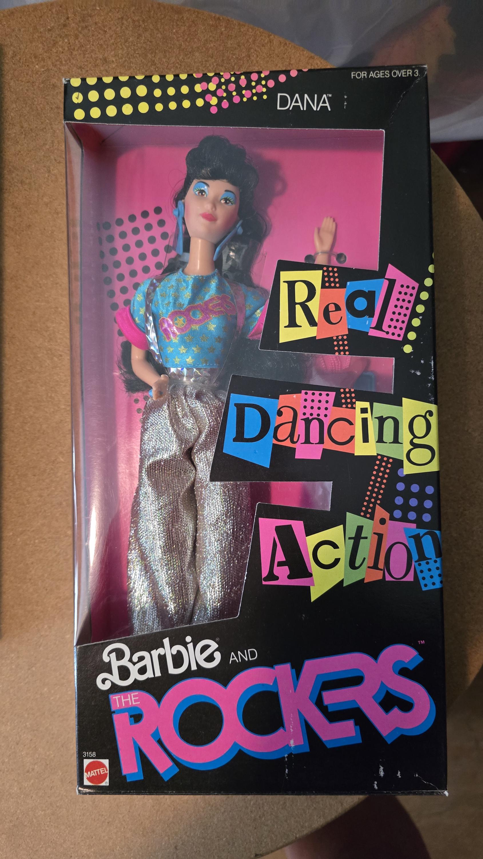 Vintage Rare 1986 Barbie and the Rockers Dana NIB by Mattel Real