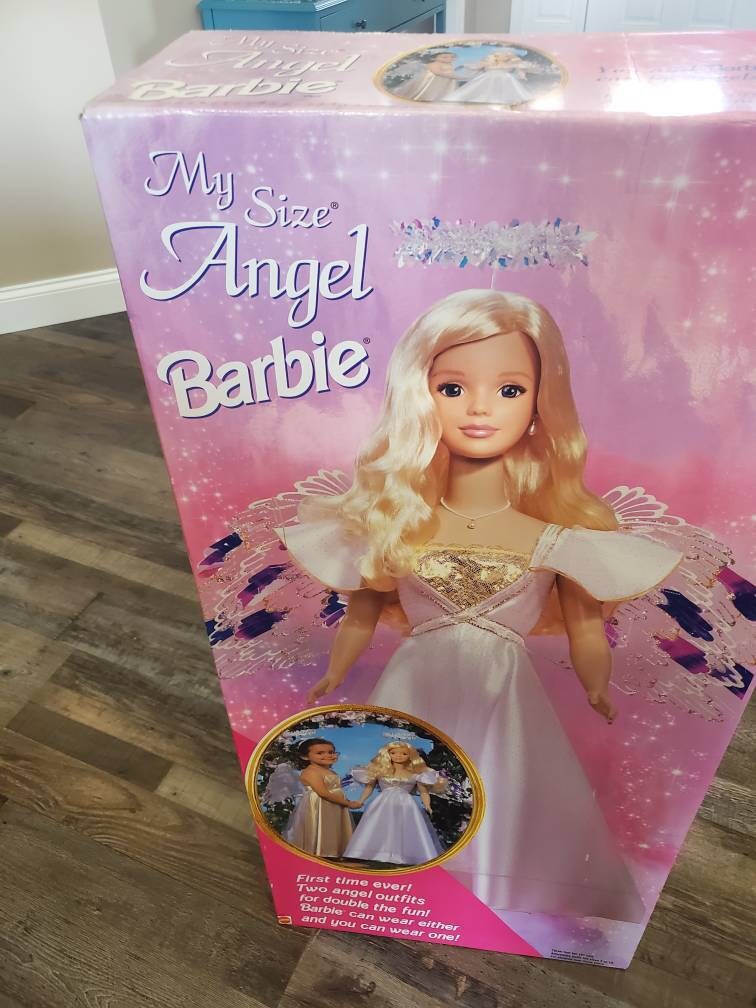 Rare 1998 my size angel barbie new in box