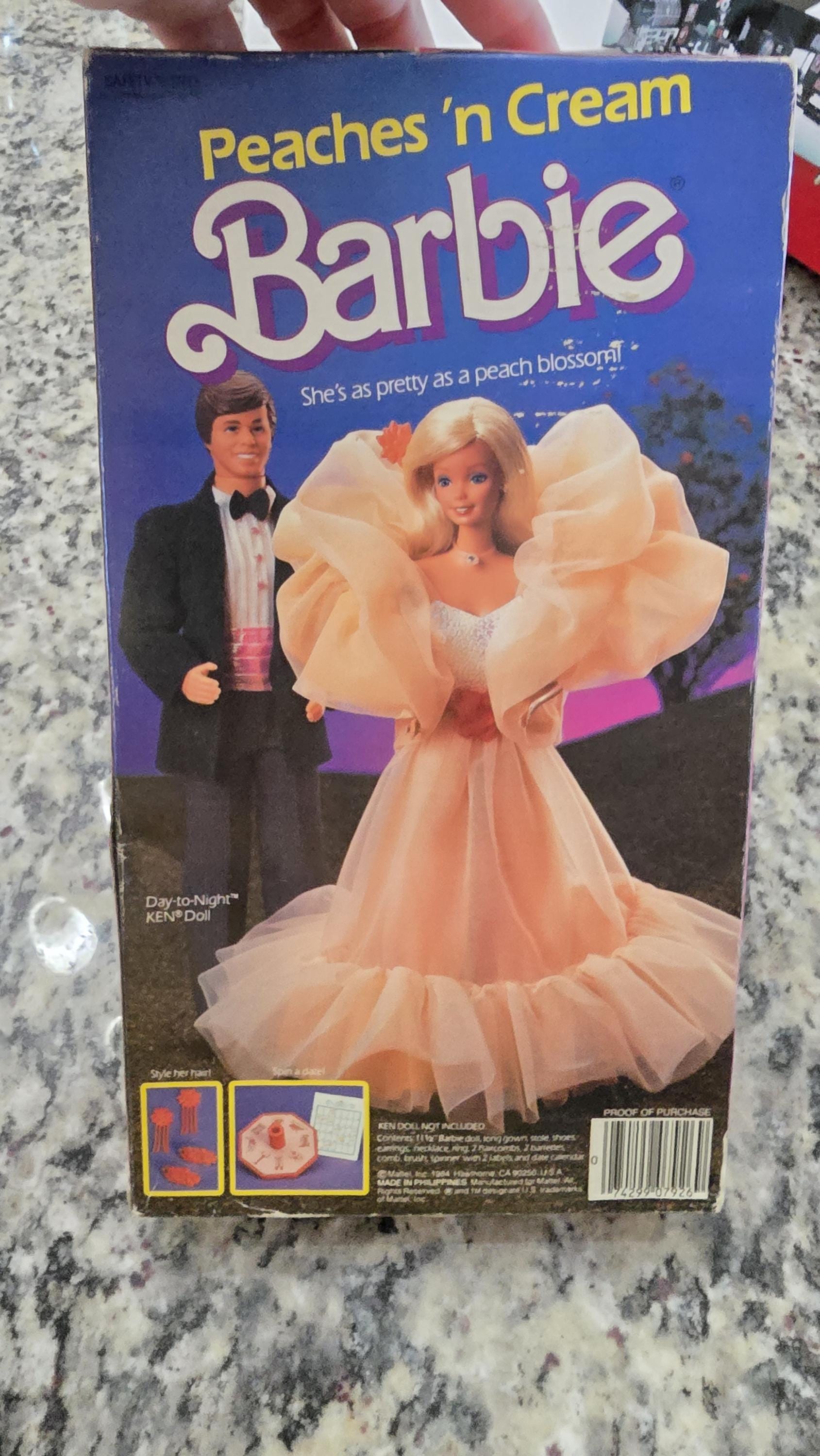 Vintage Rare 1984 Peaches 'n Cream Barbie NIB by Mattel - Etsy