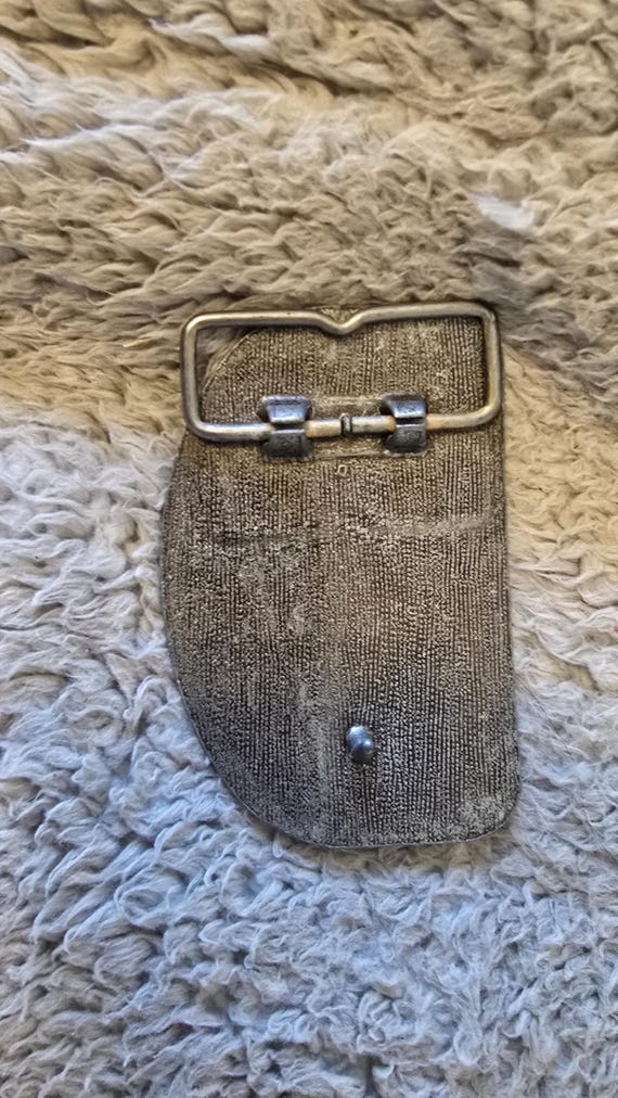 Vintage Raleigh Lights Truck Advertisement Belt Buckle View 3