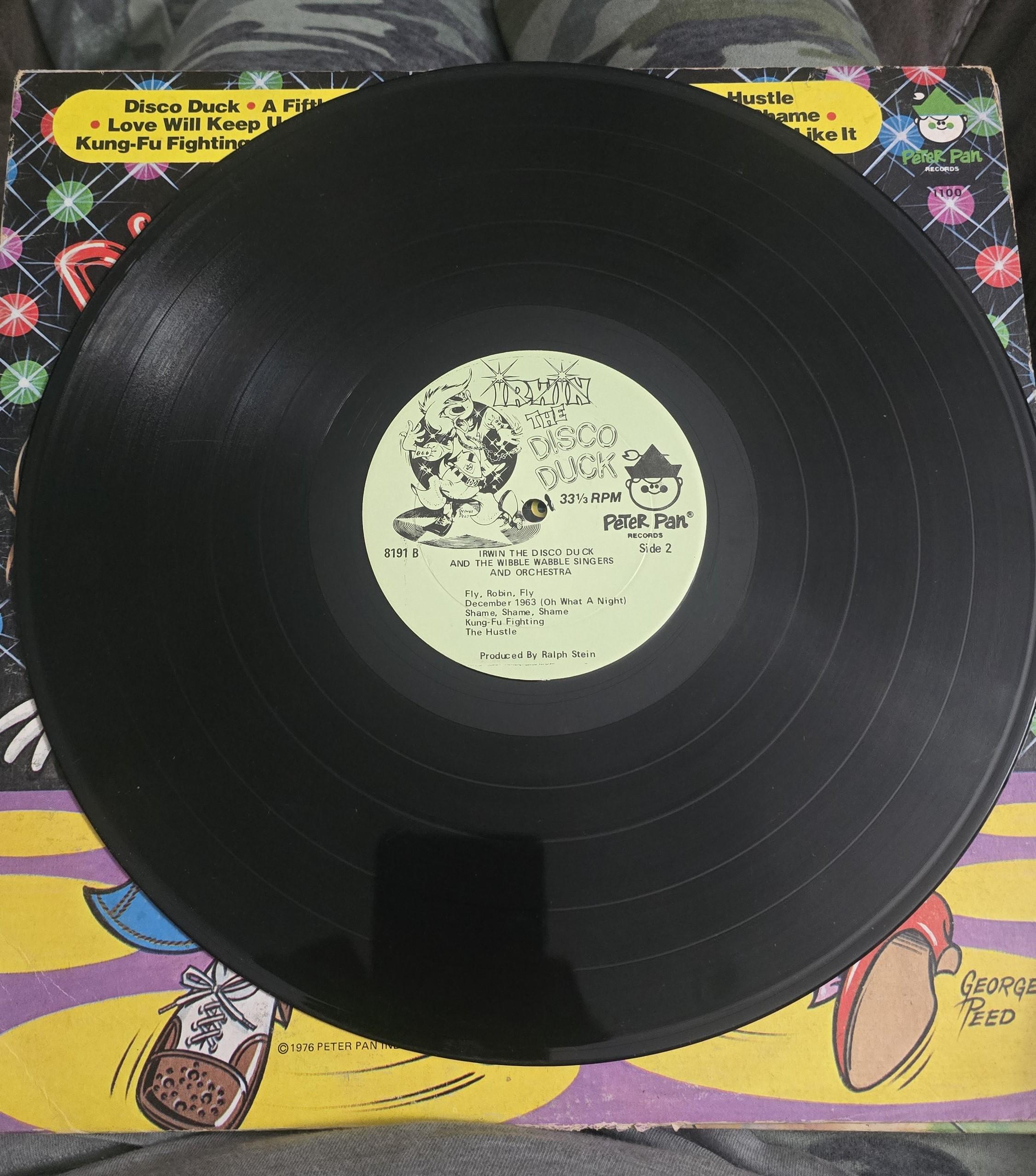 ピーターパン Vintage 1976 Irwin Disco Duck Dance Party Record by Peter Pan - Etsy
