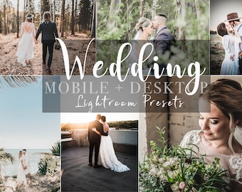 30 Wedding Lightroom Presets, MOBILE & DESKTOP presets, Wedding Presets, big bundle, wedding, photo filters, photographer