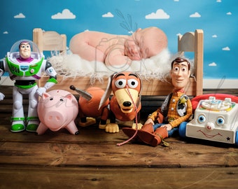 Toy Story Newborn digital background, digital prop only, digital file, sale, newborn , baby
