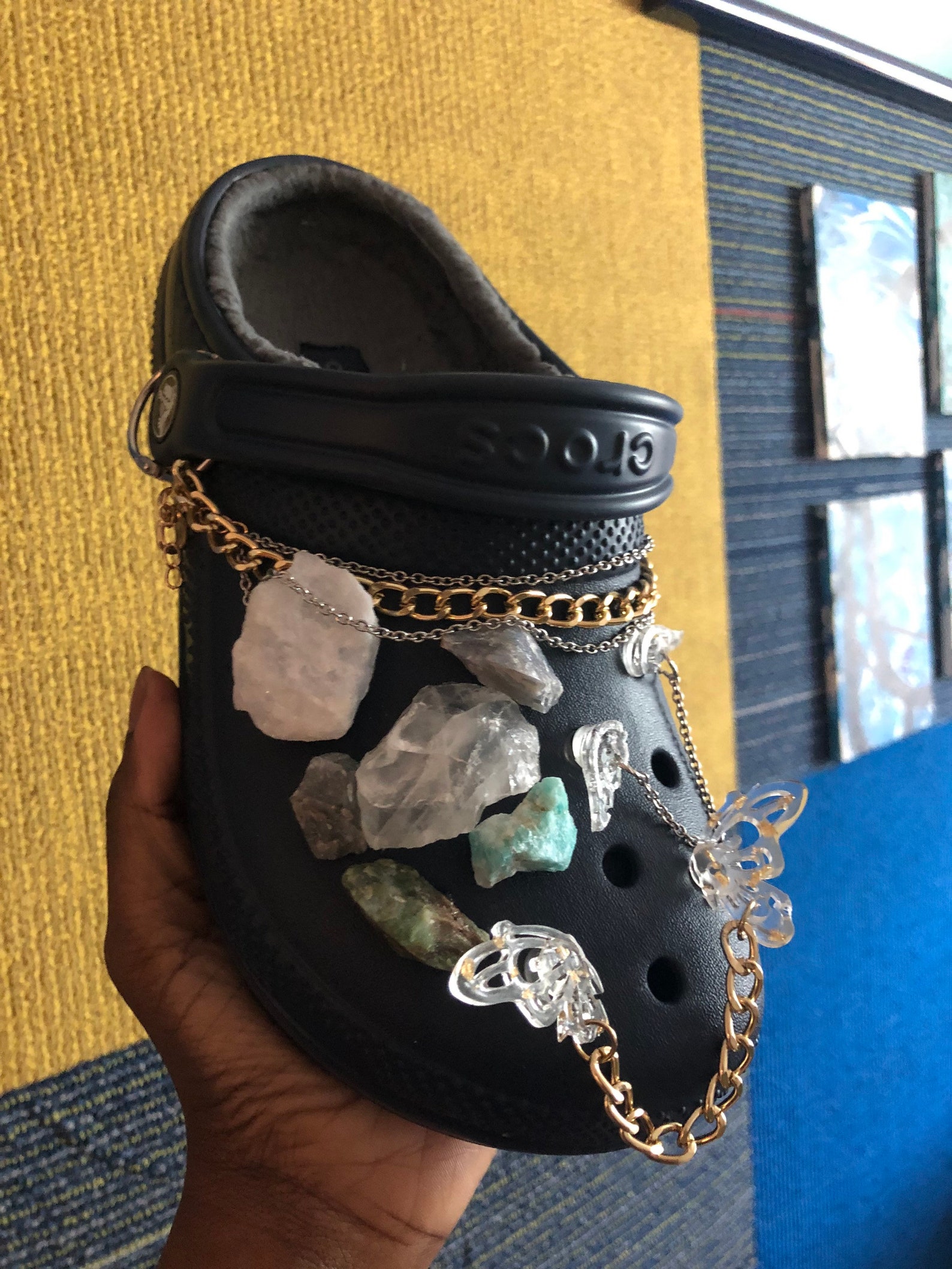 Crystal Croc Charms Croc Shoe Charms Gemstone Shoe Charms Etsy