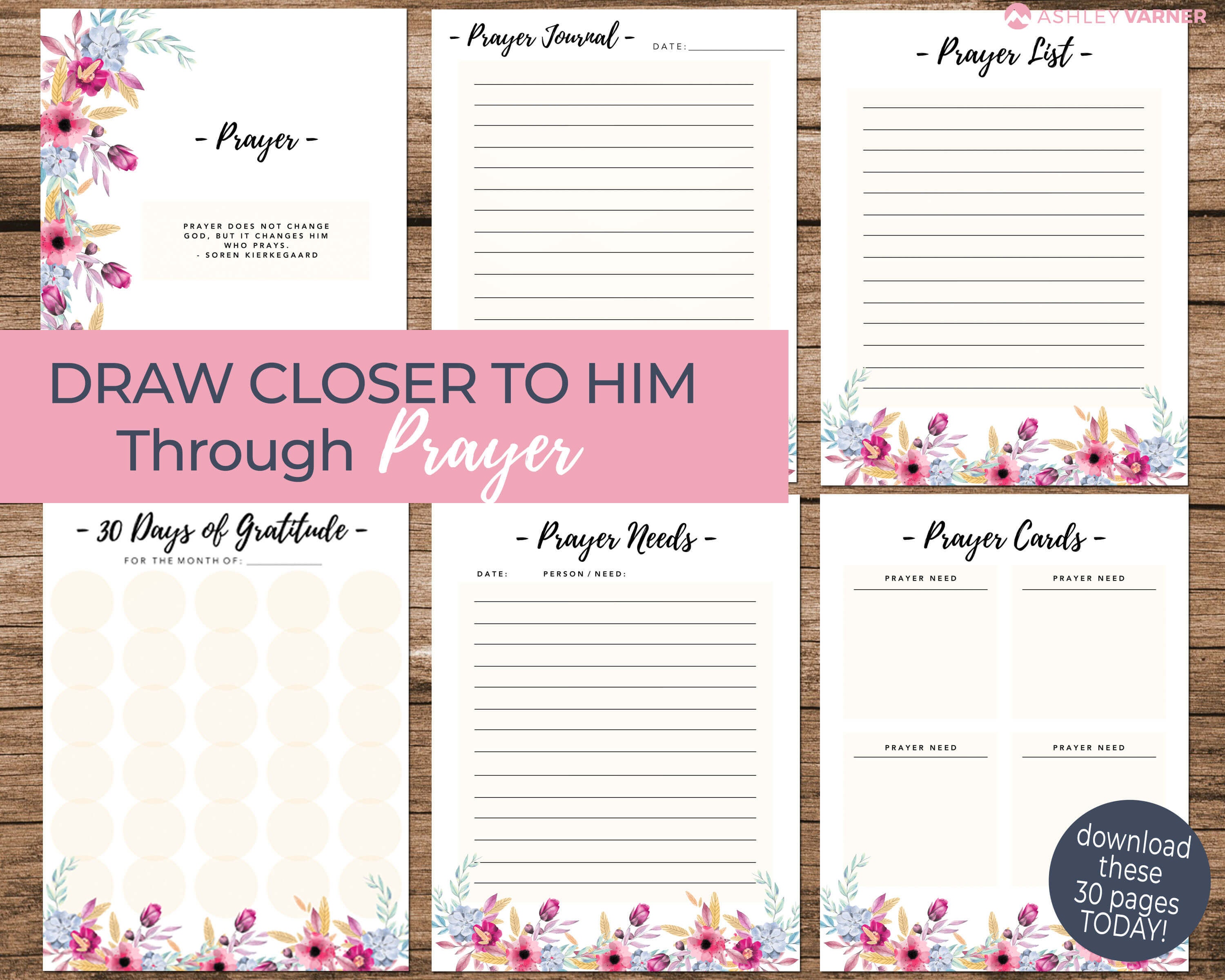 Ultimate Bible Study and Prayer Journal Printable | Instant Download ...