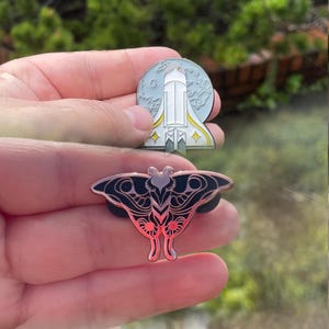 Mushroom Apocalypse Enamel Pin Set | Gamer Fan Art Pin | Unique Video Game Inspired Gift | Collectible Enamel Pins