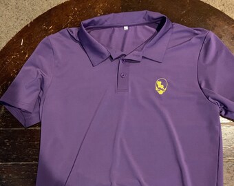 Embroidered Grateful Dead Golf Polo LSU 