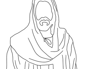 Jesus Christ Coloring Page - I Feel My Savior's Love - Easter Coloring Page - Christmas - Easter Kids Craft - LDS Coloring Page