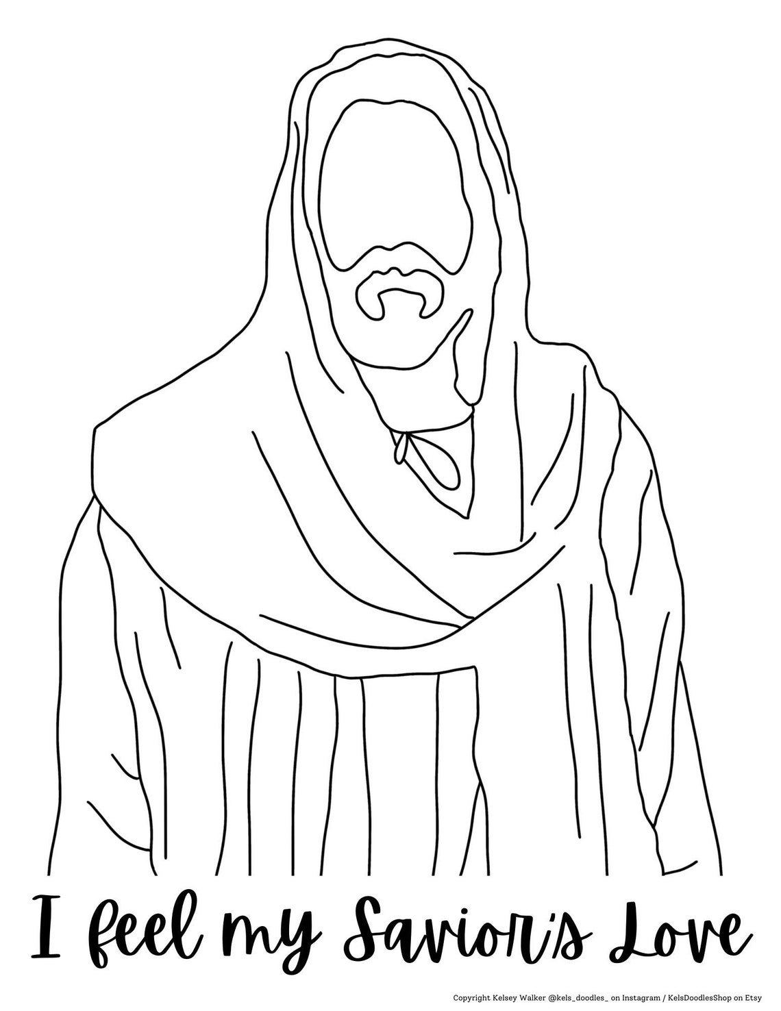 Jesus Christ Coloring Pages Printables