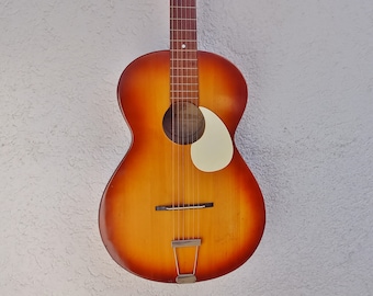 15 Beautiful Framus Parlor guitar, 50s, good condition, old guitar, made in Germany, typical 50s guitar,