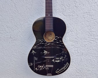 93. Beautifully preserved FRAMUS CAMPING guitar, 60s, old german guitar, vintage parlour guitar,