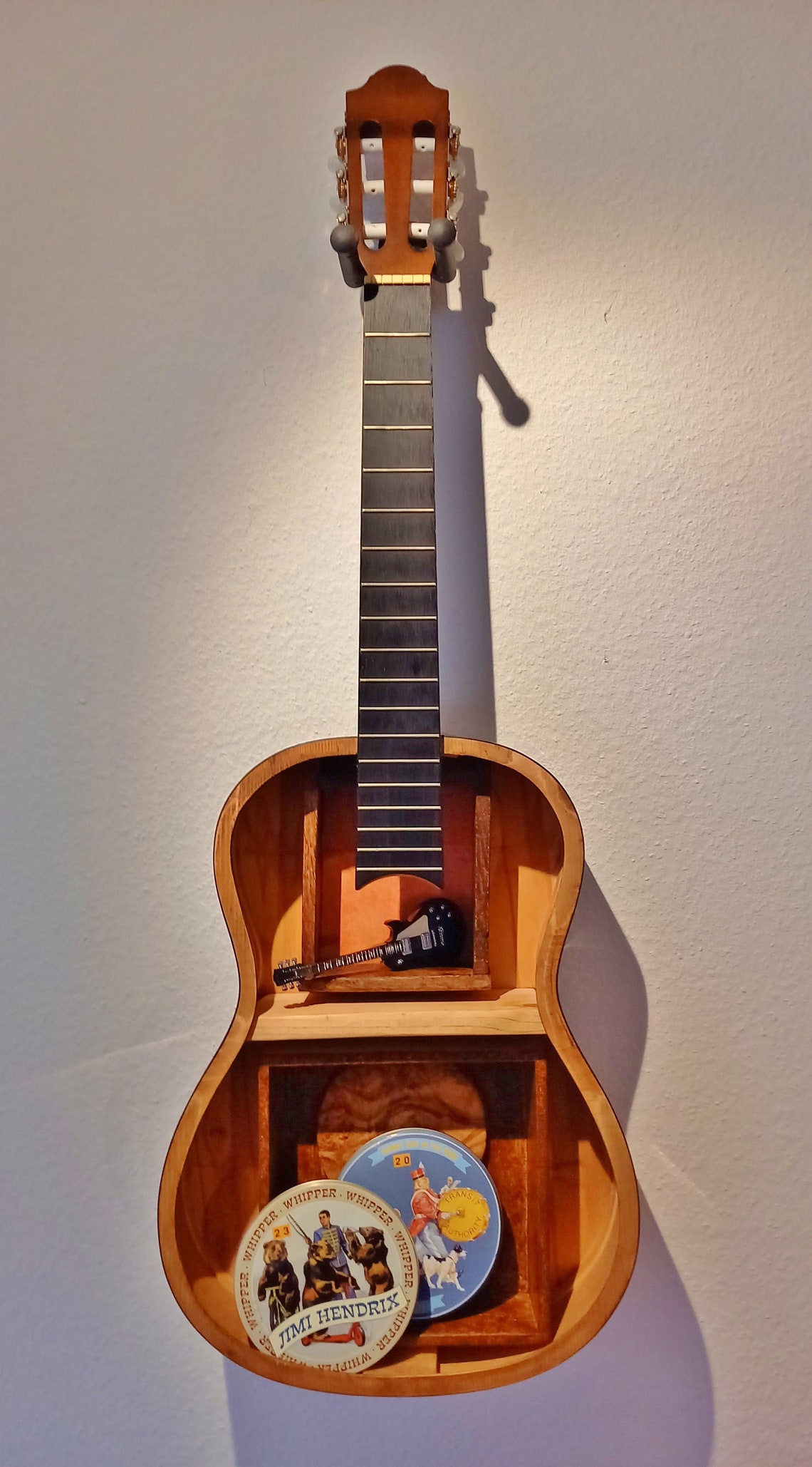 Guitar Shelf gitarrenregal musiquemeubles guitaristes Regal Etsy