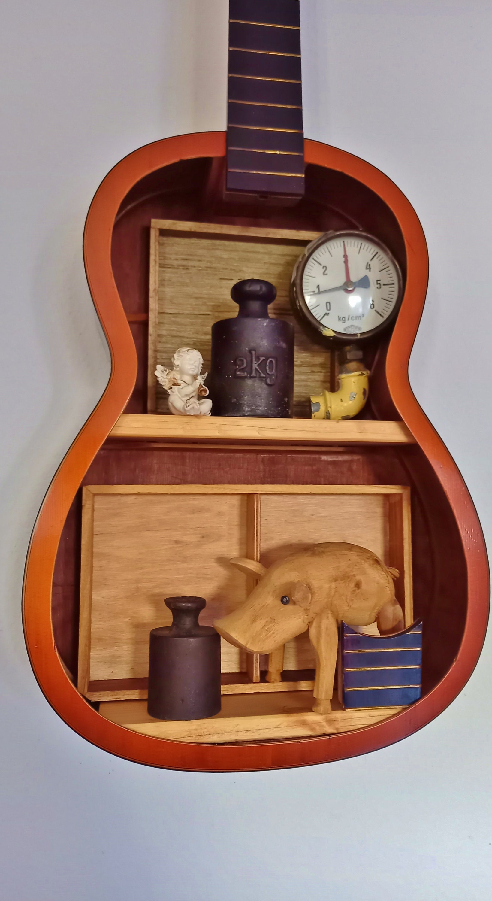 Gitarrenregal guitar shelf Unikat Möbel Objekt Musiker | Etsy