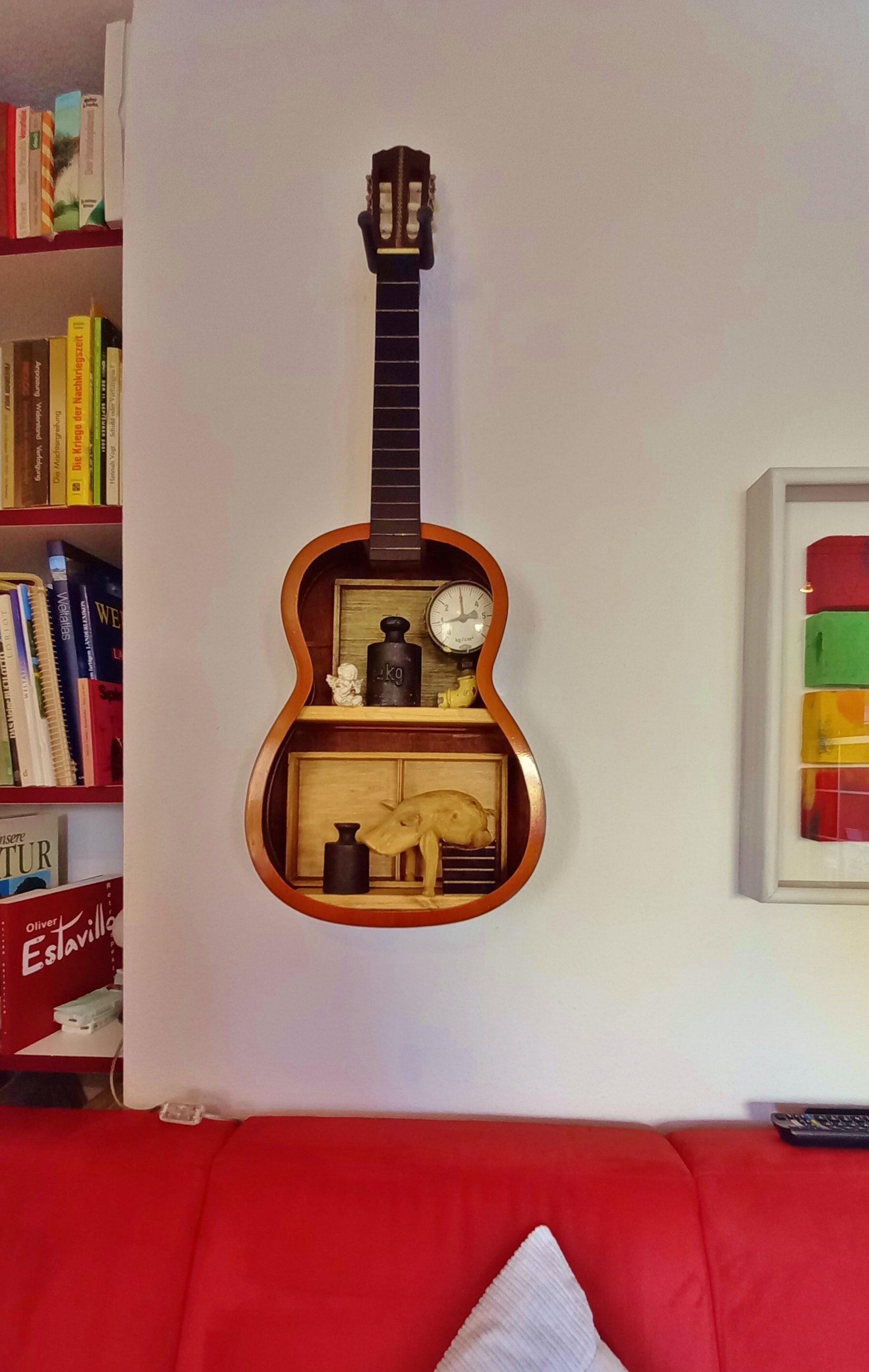 Gitarrenregal guitar shelf Unikat Möbel Objekt Musiker | Etsy