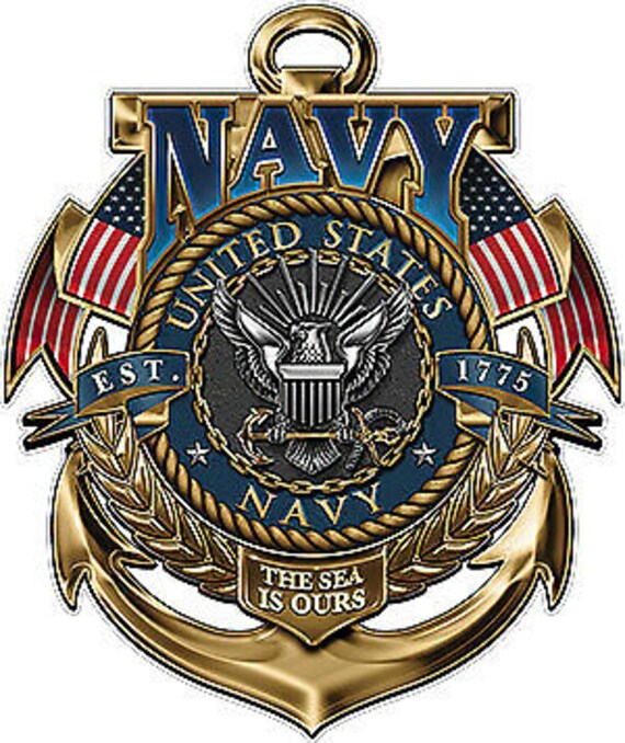 Vinyl Decal US Navy Veteran sticker car window bumper wall Etsy