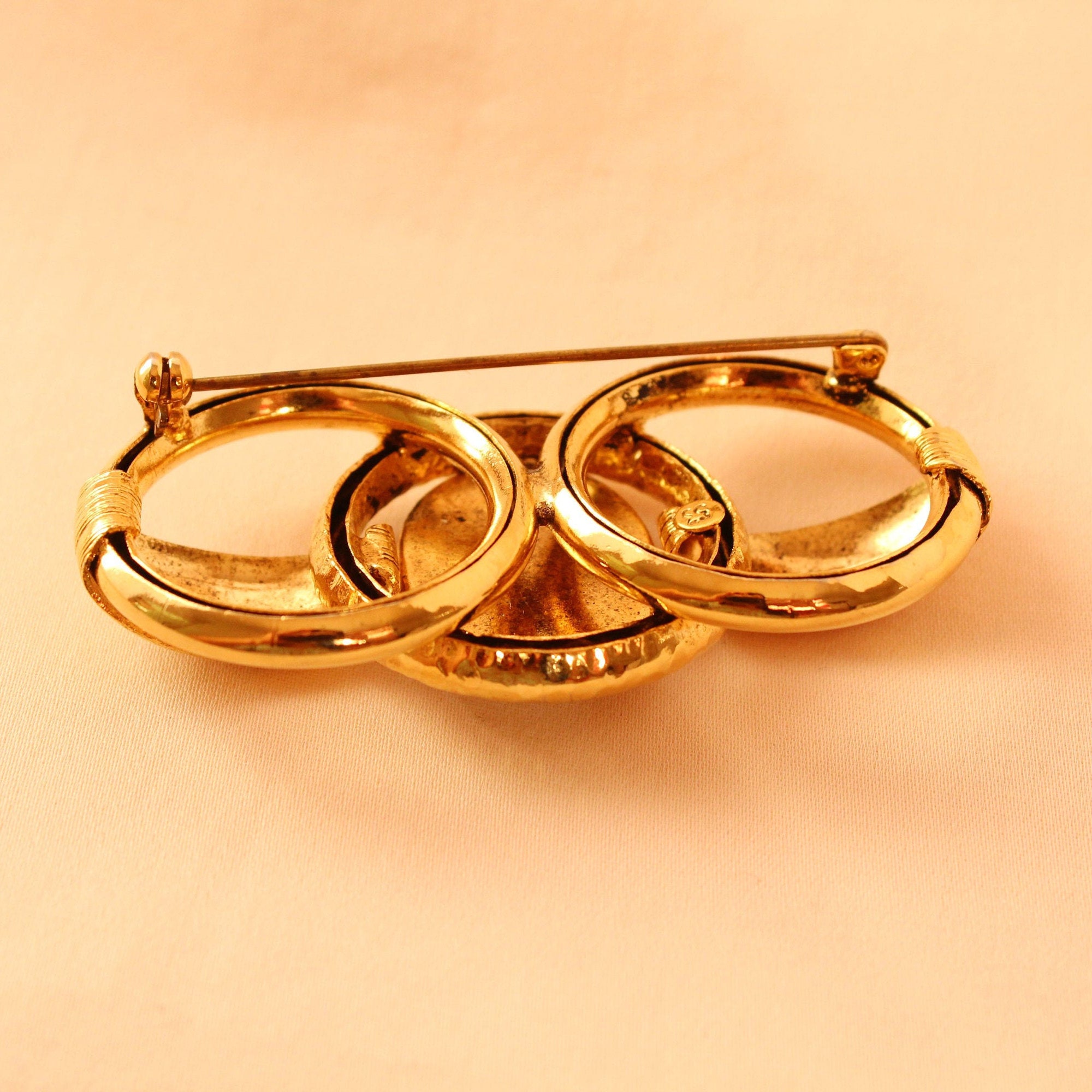 Mid Century Modern Brooch Marked WEST GERMANY Mother of Etsy