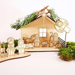 Nativity Sets wooden Christmas Cribs- Nativity scene