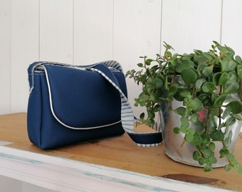 Sac à bandoulière bleu unique