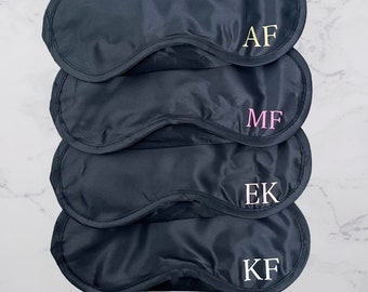 Personalised initial eye mask