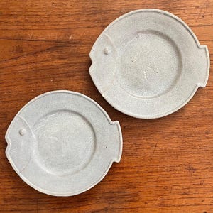 Vintage Beach House:  Pair, Mid-Century Fish Motif Plates