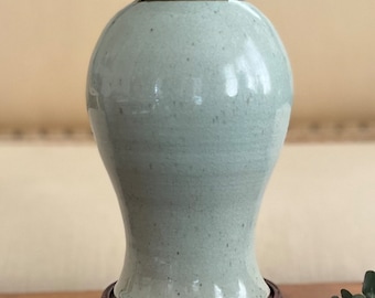 Large Hand Thrown Mid-Century MCM Studio Pottery Vase or Lamp Base