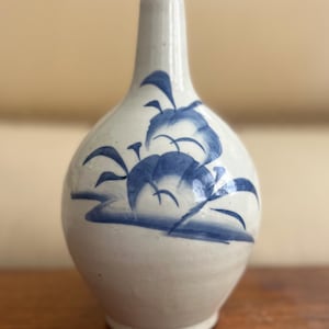 Japanese Style Home Decor:  Vintage / Antique Japanese Handcrafted Sake Bottle, Tokkuri