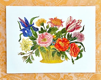 Giclée Print, Maria Sibylla Merian Style