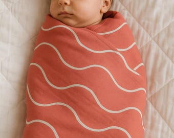 Musselin Swaddle Decke 100% Baumwolle Baby Swaddle Wrap | Emma