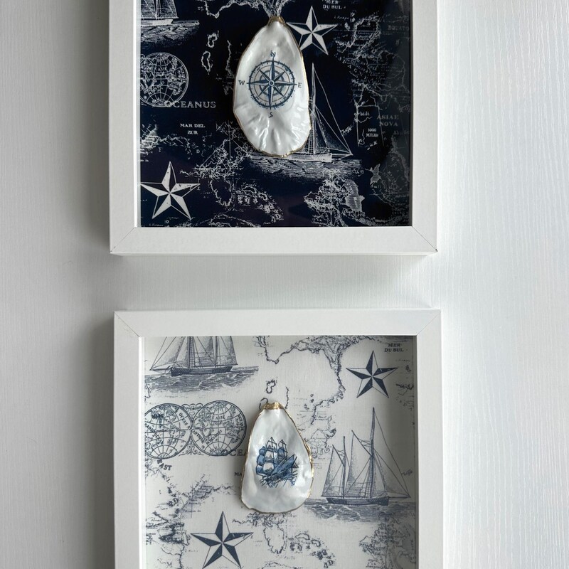 Shell Art Shadow Box - Etsy