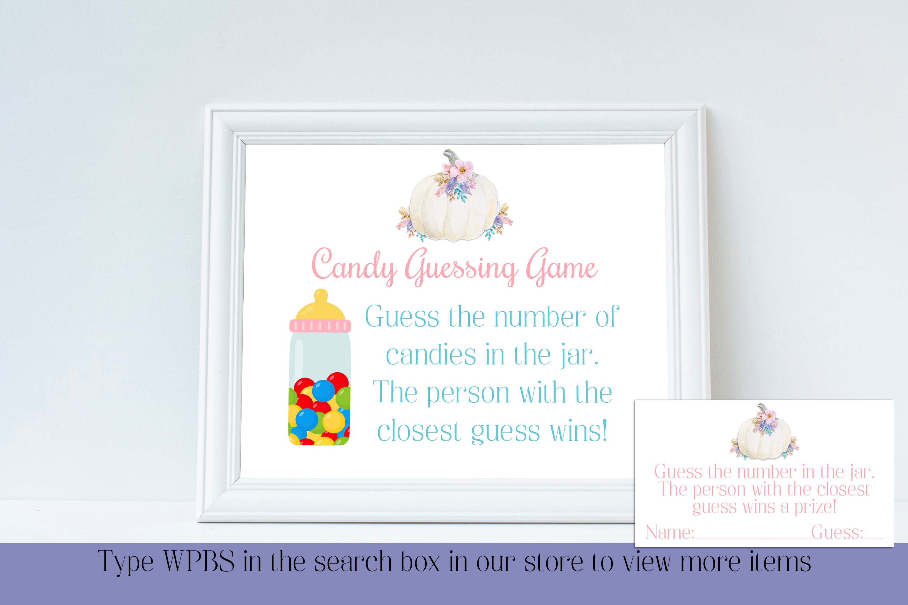 Guess How Many Candy Guessing Game Count the Candies  Etsy
