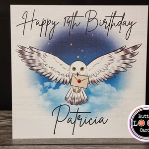 Handmade & Personalised Button Happy Birthday Card Music Notes ANY ...